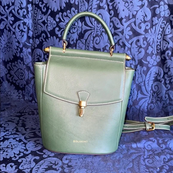 Bolvaint | Bags | Bolvaint Green Leather Bag | Poshmark display picture 2
